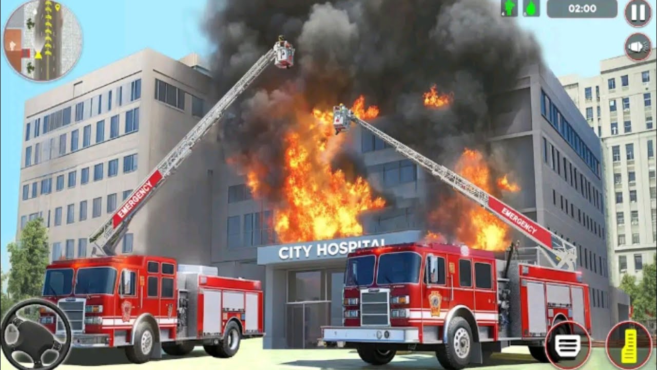 Ultimate Fire Truck Simulator - New 3D Adventure Android Gameplay.