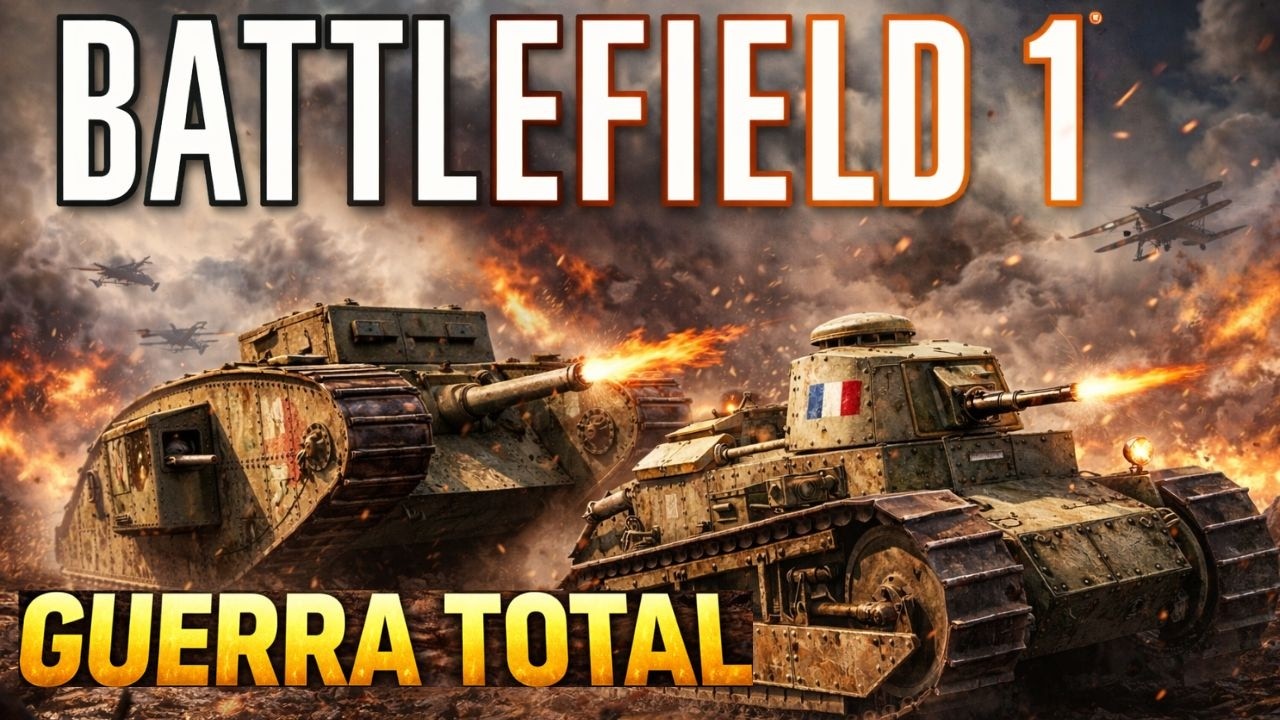 Battlefield 1: Guerra Total 💥 Tanques imparables en el frente