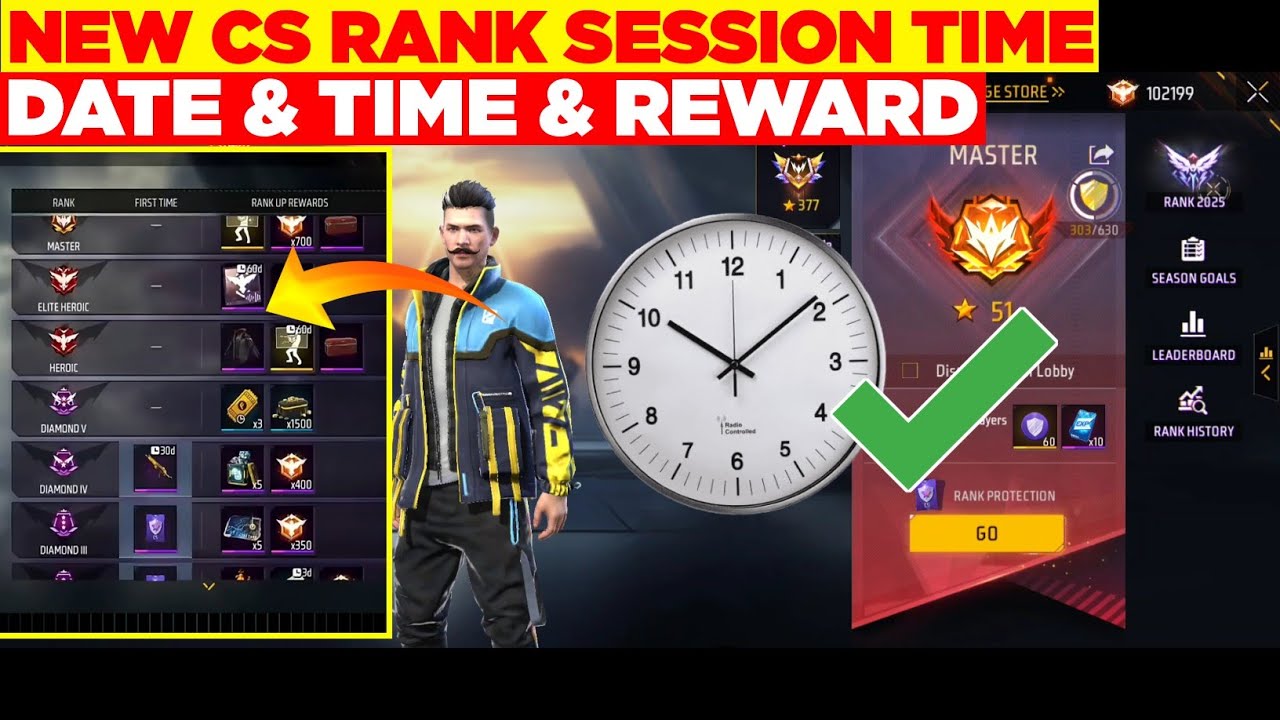 New CS Rank Season DATE & TIME | Cs-Ranked New Season 31 Rewards | New Cs Ranked Season Kab aayega?