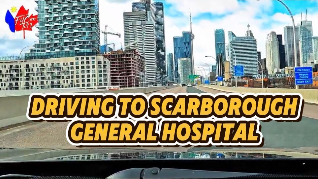 Driving on Highway 401 to Scarborough General Hospital for Checkup | Toronto 🇨🇦