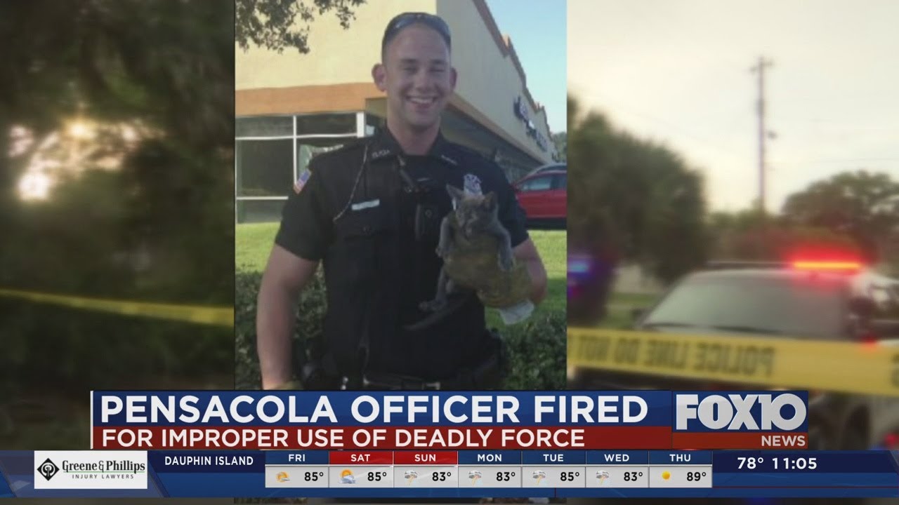 Pensacola Police Department fires detective for shooting and killing man