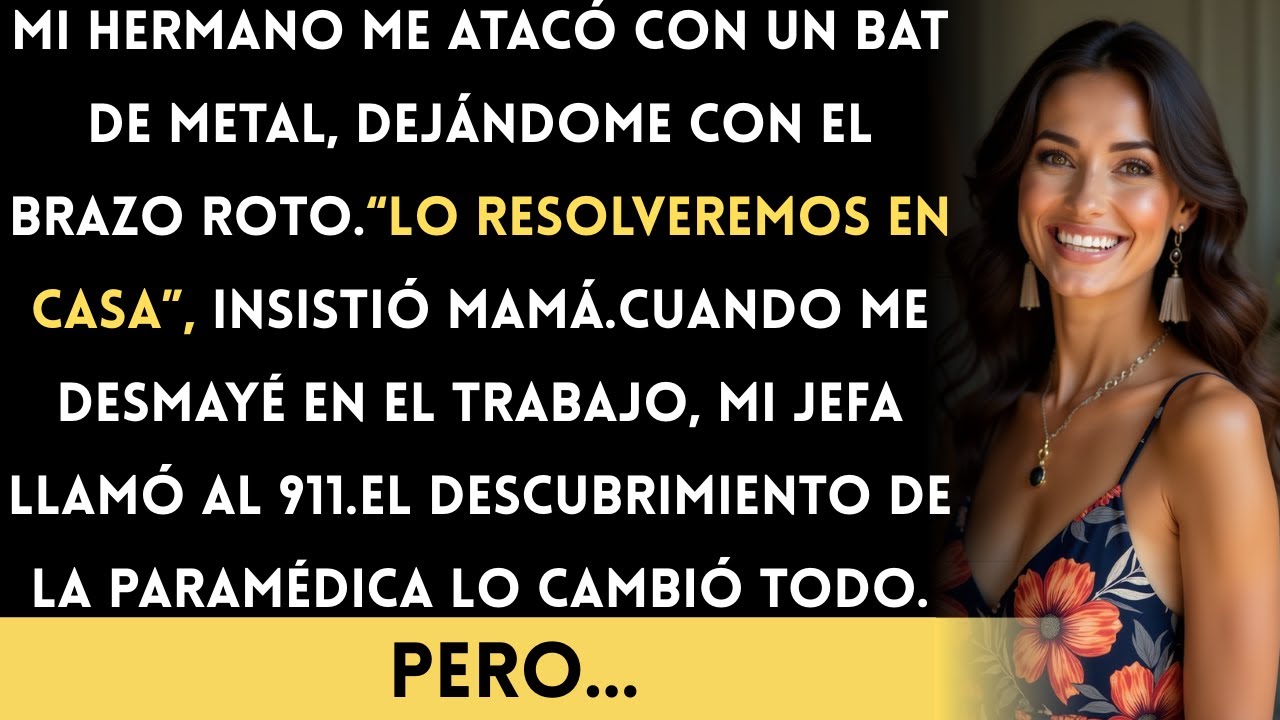 No le digas a nadie”, susurró mamá después del ataque de mi hermano… pero la paramédica tenía...