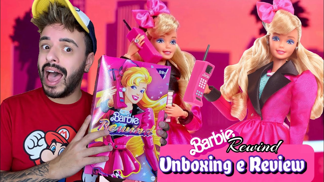Barbie Rewind Career Girl 80s - Unboxing e Review PT BR