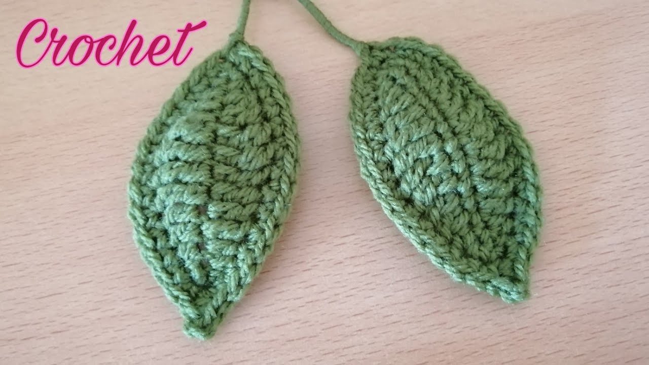Crochet Simple leaves