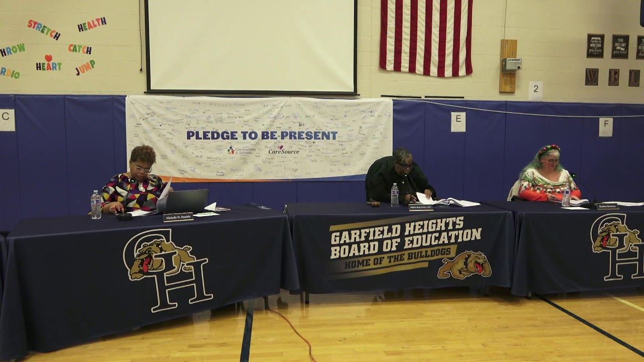 Garfield Heights City Schools - December 15, 2025 - Regular Board Meeting