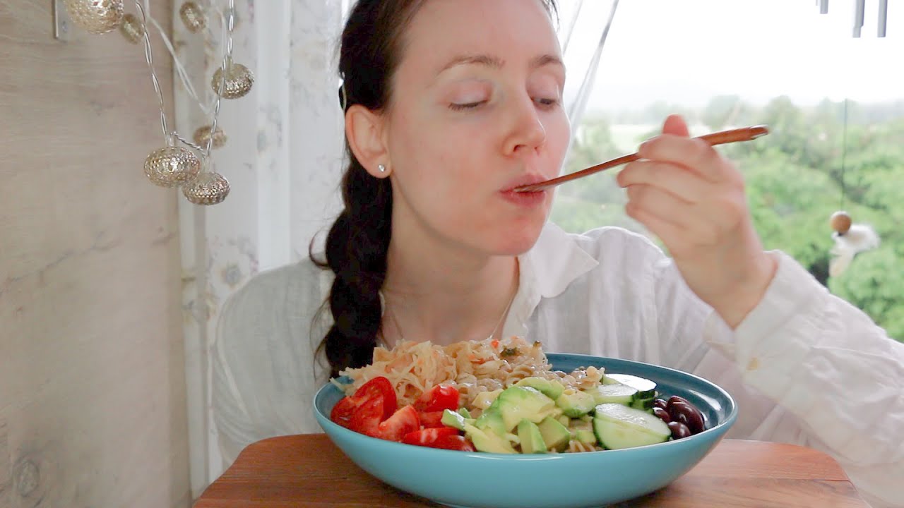 ASMR Whisper Eating Sounds | Pasta Dish For Lunch | Mukbang 먹방