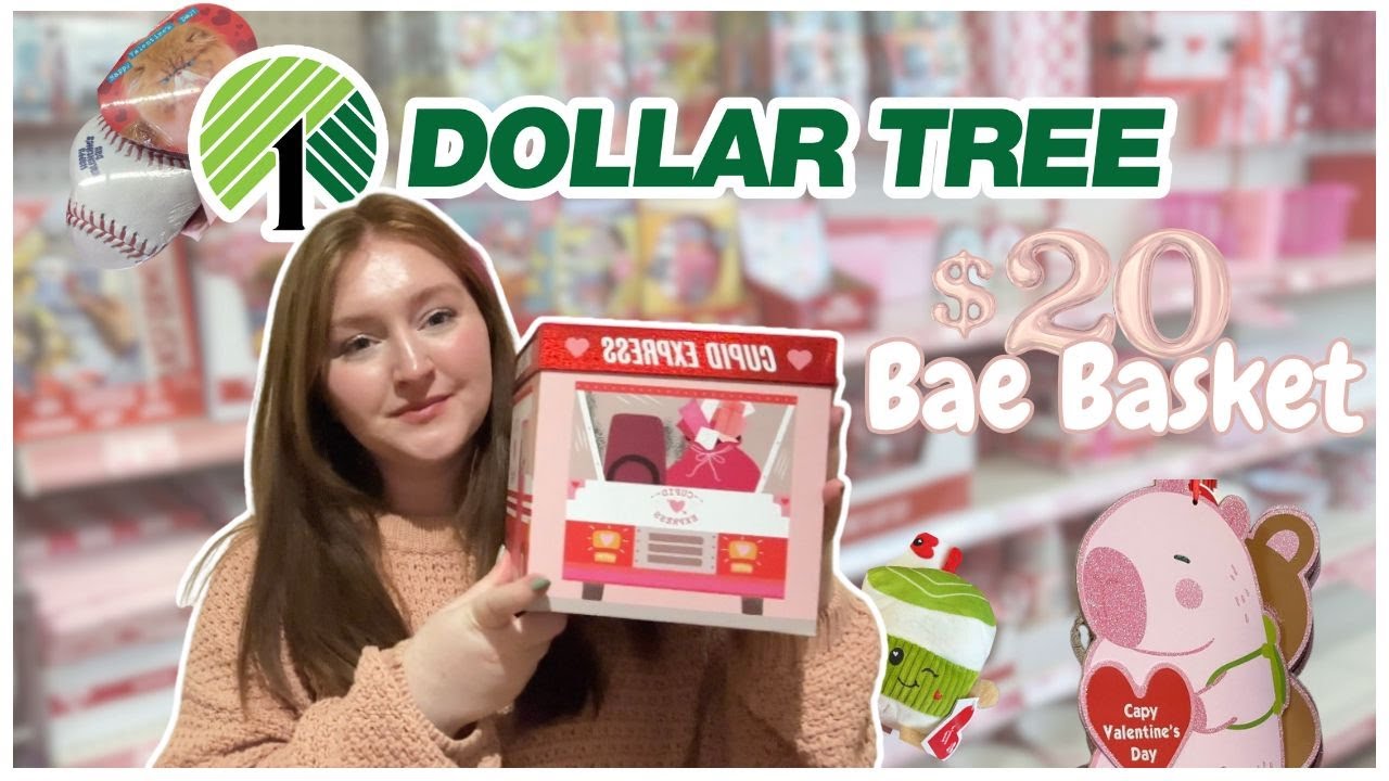 Sisters $20 Valentine’s Basket 💕 Dollar Tree Challenge
