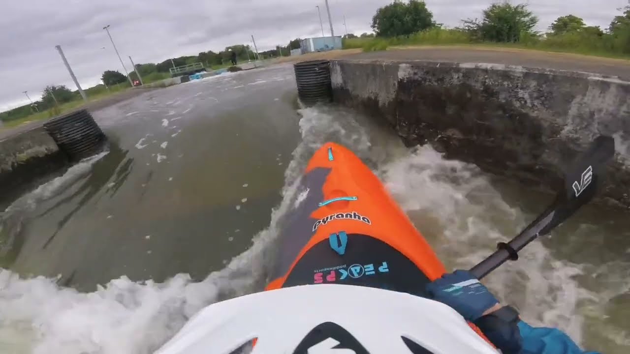 Front surfing noob @ Nene Whitewater Centre/Northampton Active June 2024 🏄🏻&zwj;♂️ #whitewater #kayaking