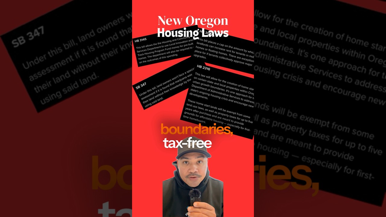 🏡 New Oregon Housing Laws 2025 Explained! #OregonHousing #housingmarket2025