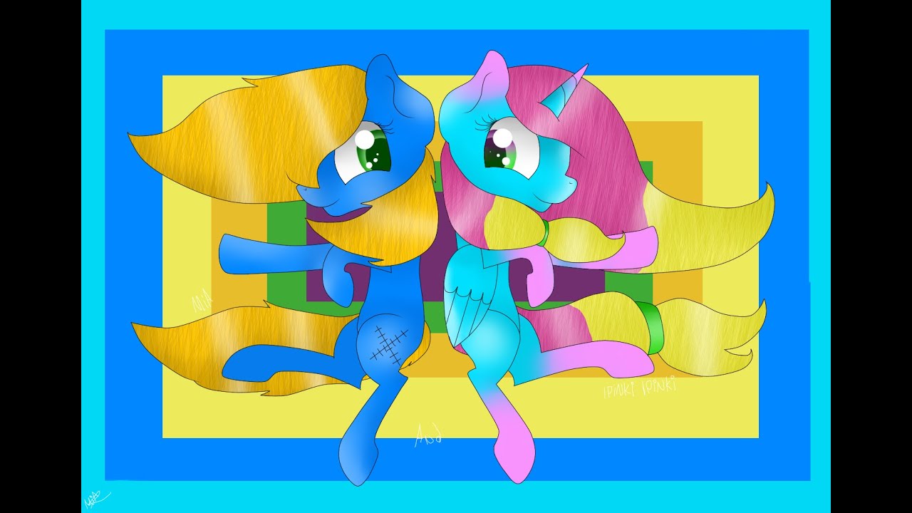 IPinki IPinki and Mia -  Speedpaint  MLP