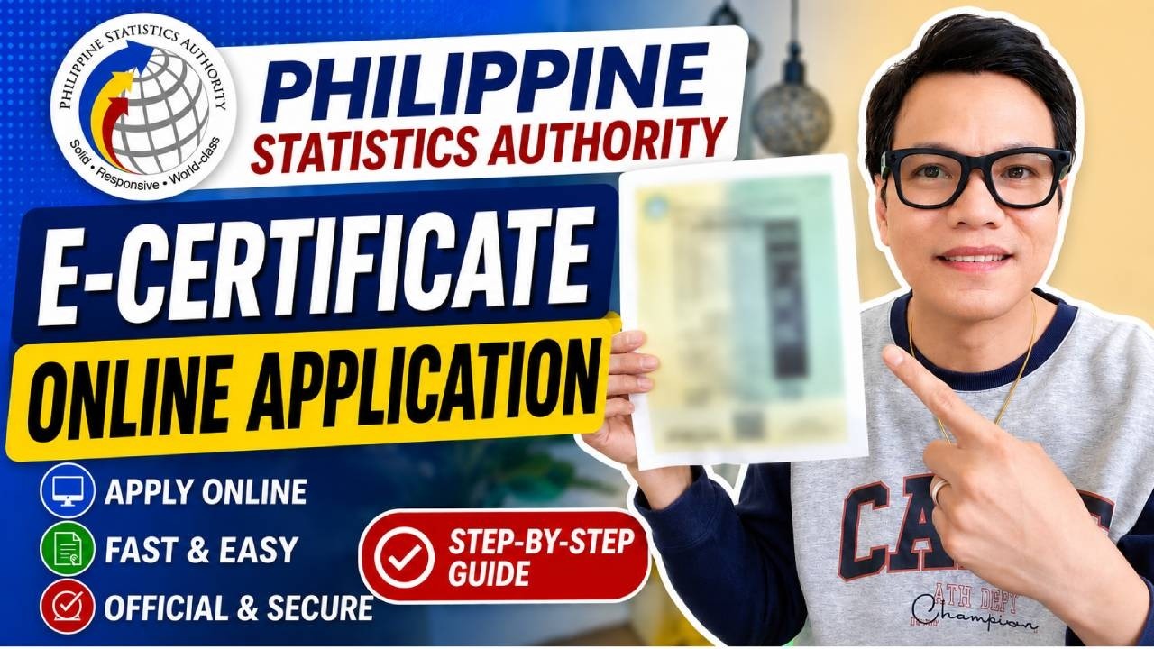 HOW TO GET PSA E-CERTIFICATE ONLINE APPLICATION STEP BY STEP GUIDE 2026
