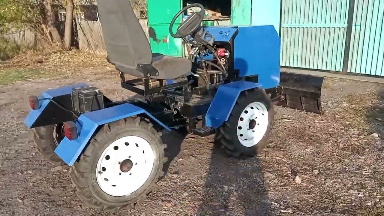 Минитрактор 4×4. Готовый результат