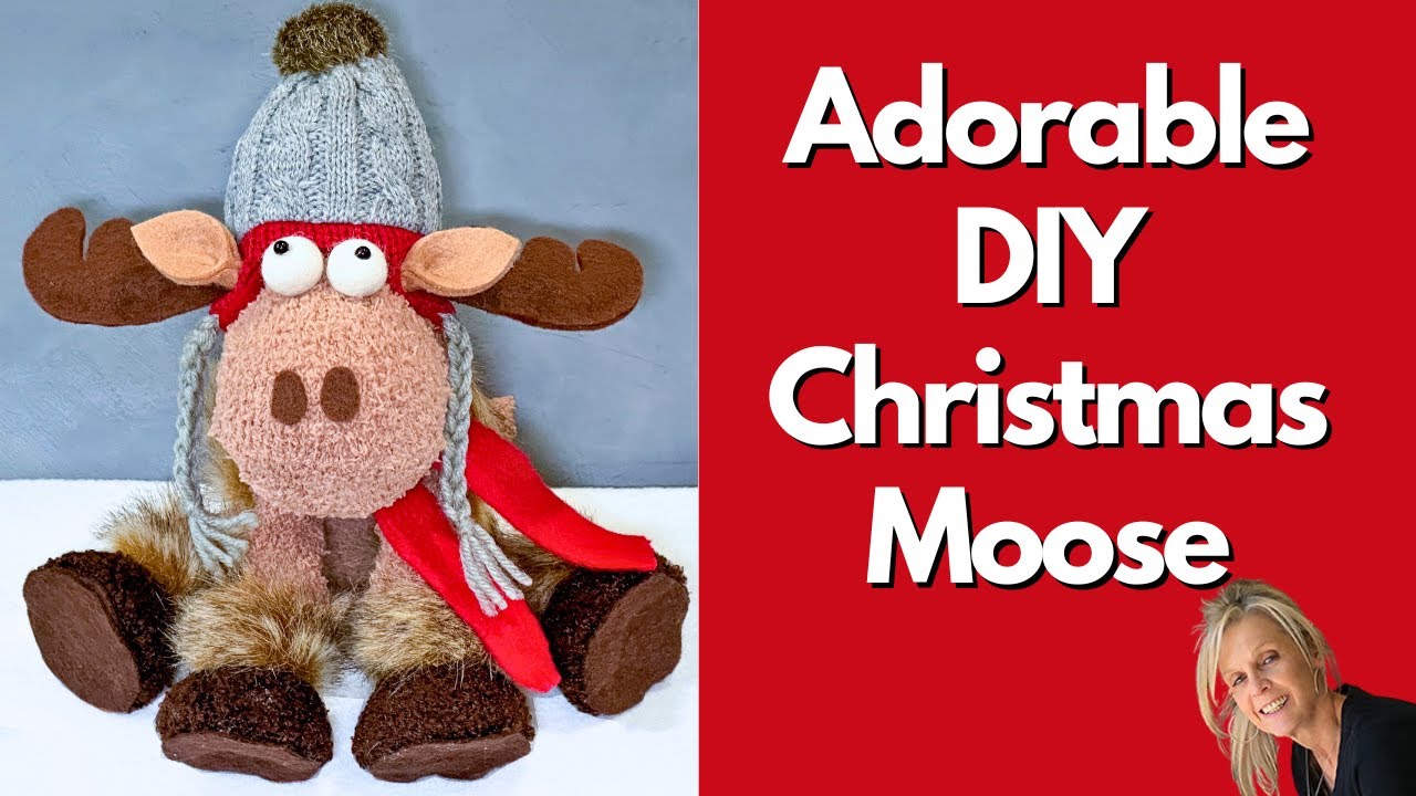 Get Crafty And Create An Adorable Diy Christmas Moose!