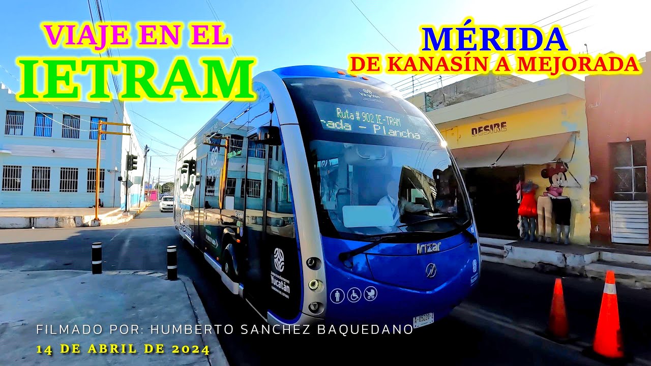IE-TRAM 902 viaje de Kanasín a  La Mejorada