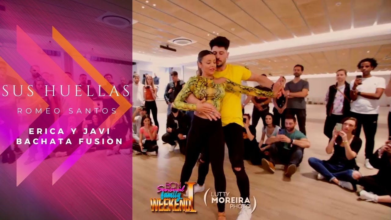 Romeo Santos - Sus Huellas 🐾 🖤 [ ERICA Y JAVI ] Bachata Fusion