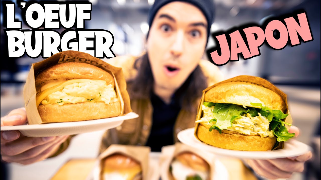 Je Teste Le BURGER SPECIAL &agrave; L'&oelig;uf au Japon