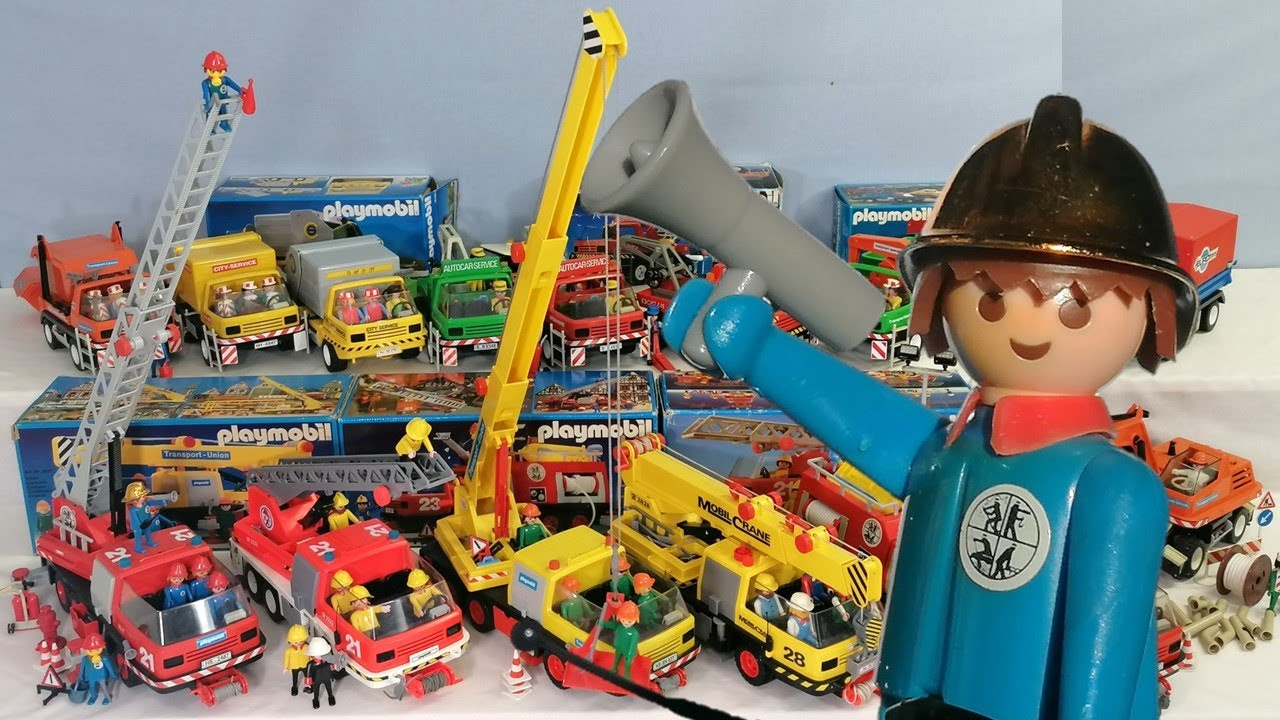 PLAYMOBIL klassische LKW von 1978, 1981 und 1986 Überblick der 2. und 3. Generation