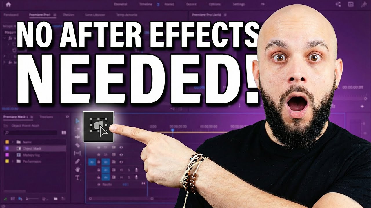 How to Put Text Behind Anything in Premiere Pro (No After Effects)