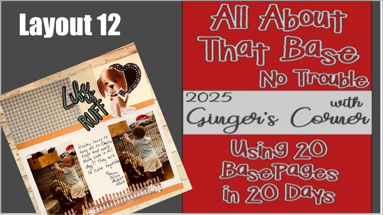 Using Base Pages | Layout 12 | #scrapbookingideas #basepages #scrapbookinglayout