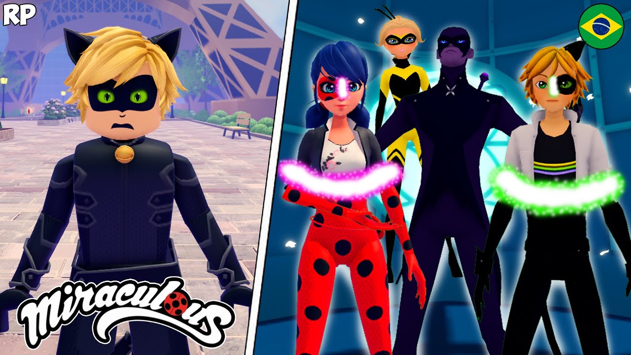 HAWK MOTH REVELAÇÃO LADYBUG E CAT NOIR IDENTIDADE NO MIRACULOUS RP - MIRACULOUS ROBLOX! BRASIL