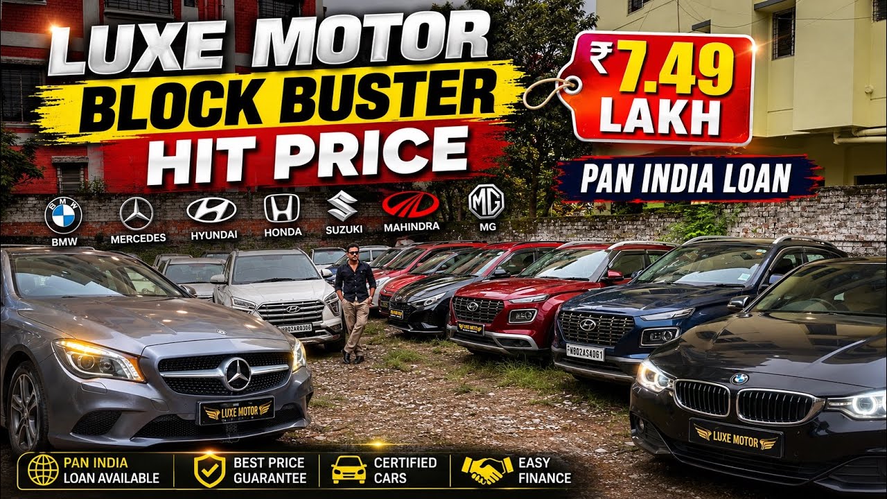 Creta SXO 2021🔥₹7.49 Lakh😱BMW,Mercedes,MG,Xuv 500 | Cheapest Second hand Cars in Kolkata 