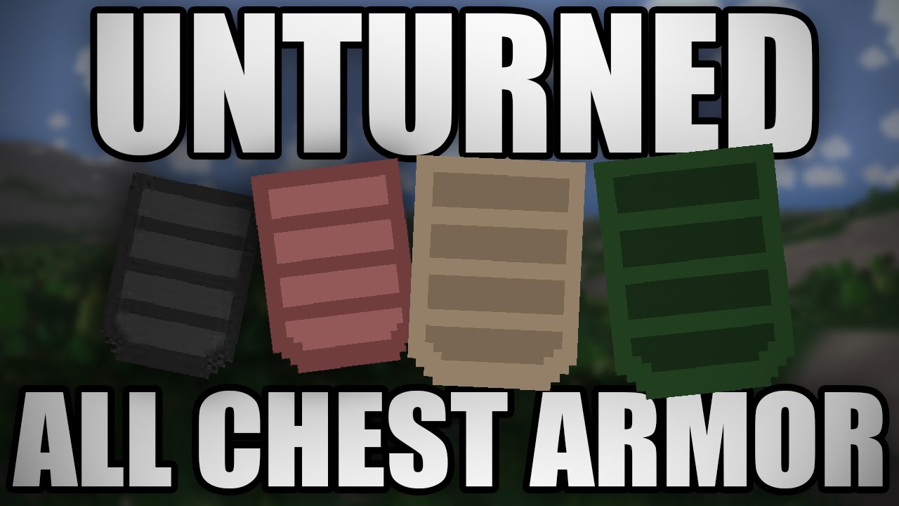 Unturned: Сравнение брони (Лесная, Пустынная, Гражданская, Полицейская)