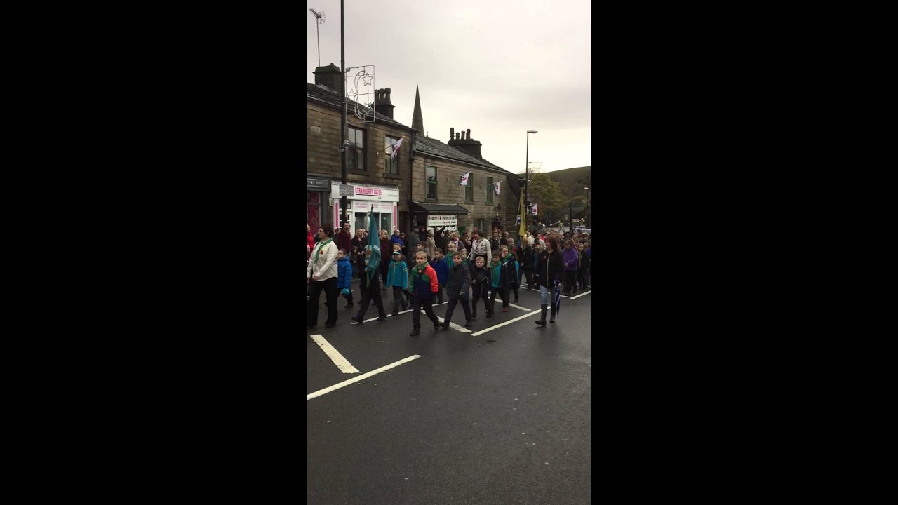 Remembrance Sunday in Littleborough