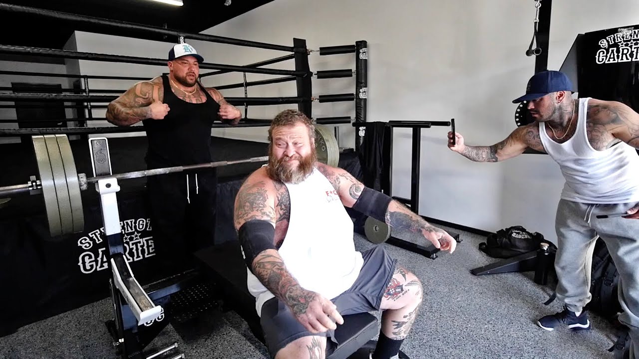 Action Bronson Maxes Out on Bench Press!