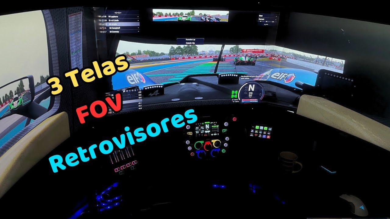 Telas, FOV e retrovisores - LMU