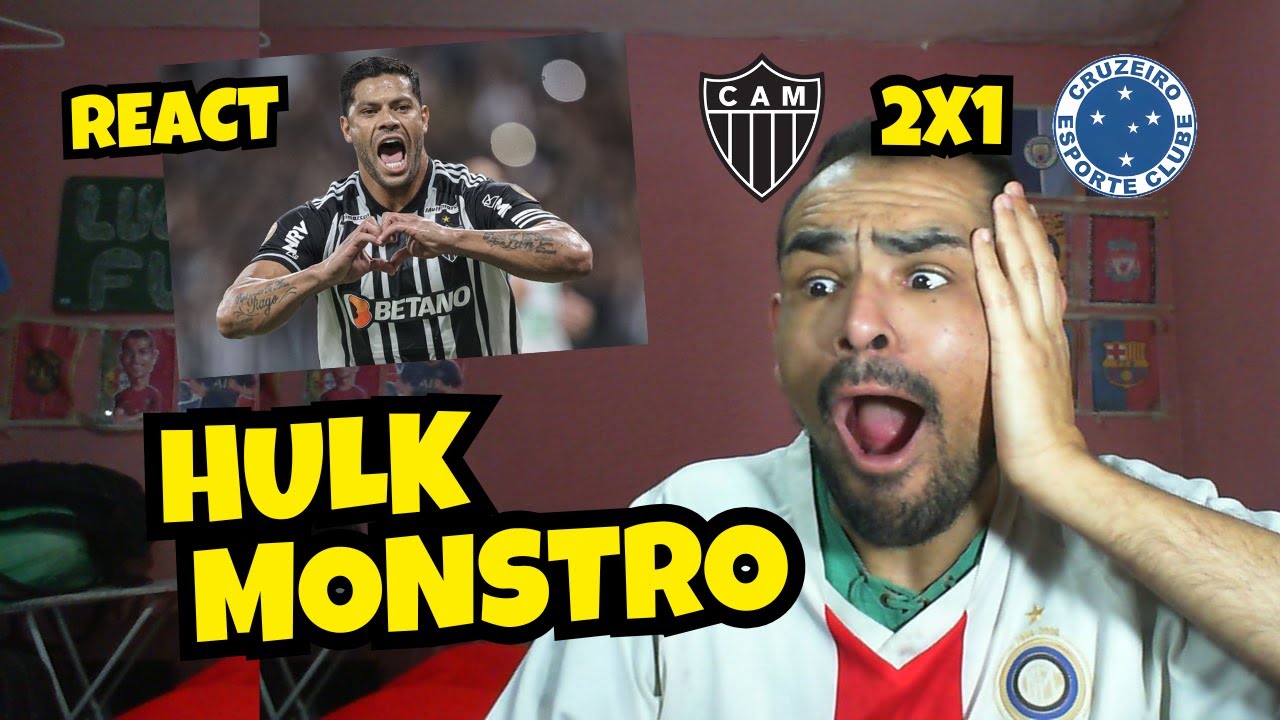 REACT: ATLÉTICO MINEIRO 2X1 CRUZEIRO / GALO AMASSA RIVAL NO SEGUNDO TEMPO