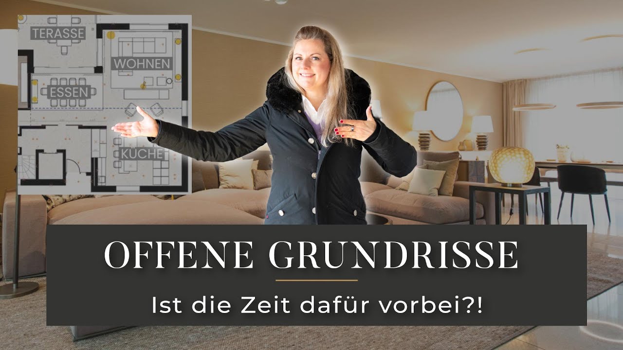 Offener Grundriss gestalten: Traum oder Albtraum im Alltag? 🤔 Grundlagen Check ✅ Grundriss Tipps
