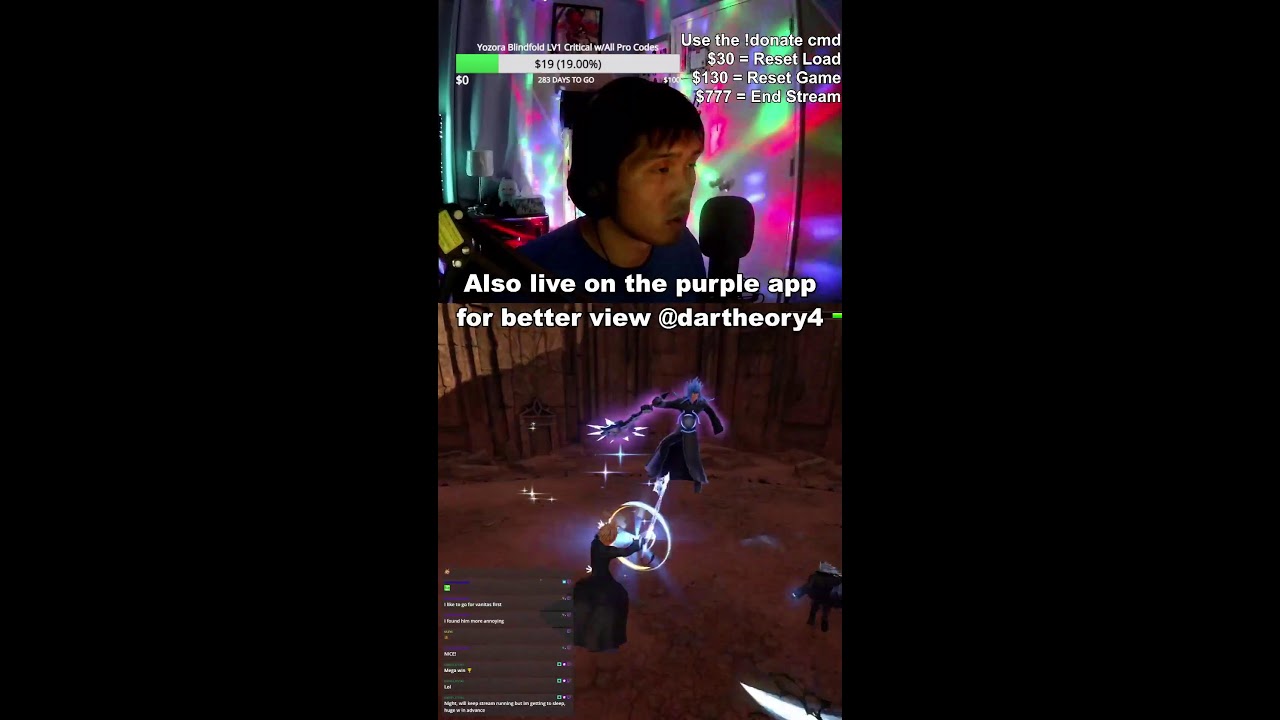 KH3 LV1 Critical Mode Run - Part 9 | !donate