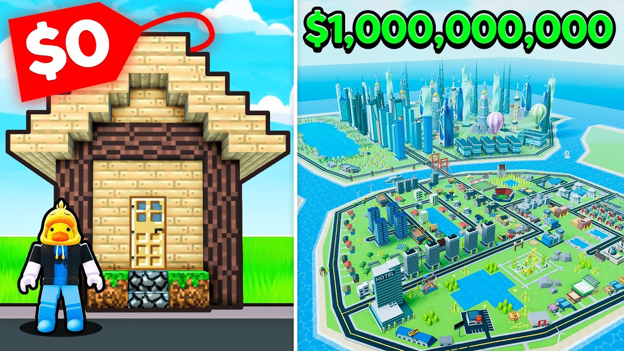 I Built a $1,000,000,000 Mega City in Roblox!
