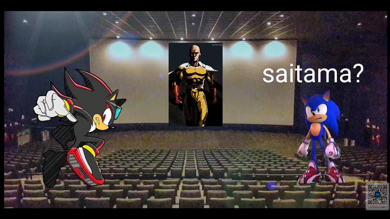 sonic viendo universo ( saitama rap ) #viendouniversos