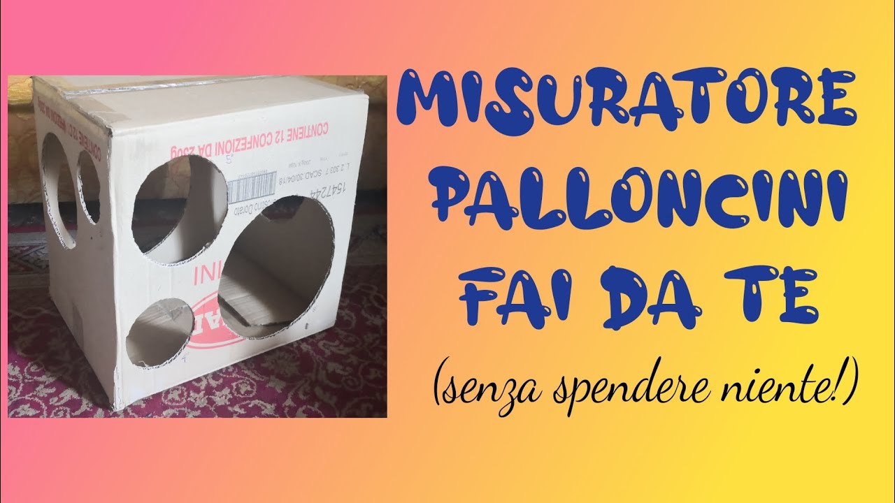 MISURATORE PER PALLONCINI A COSTO ZERO #ballonart
