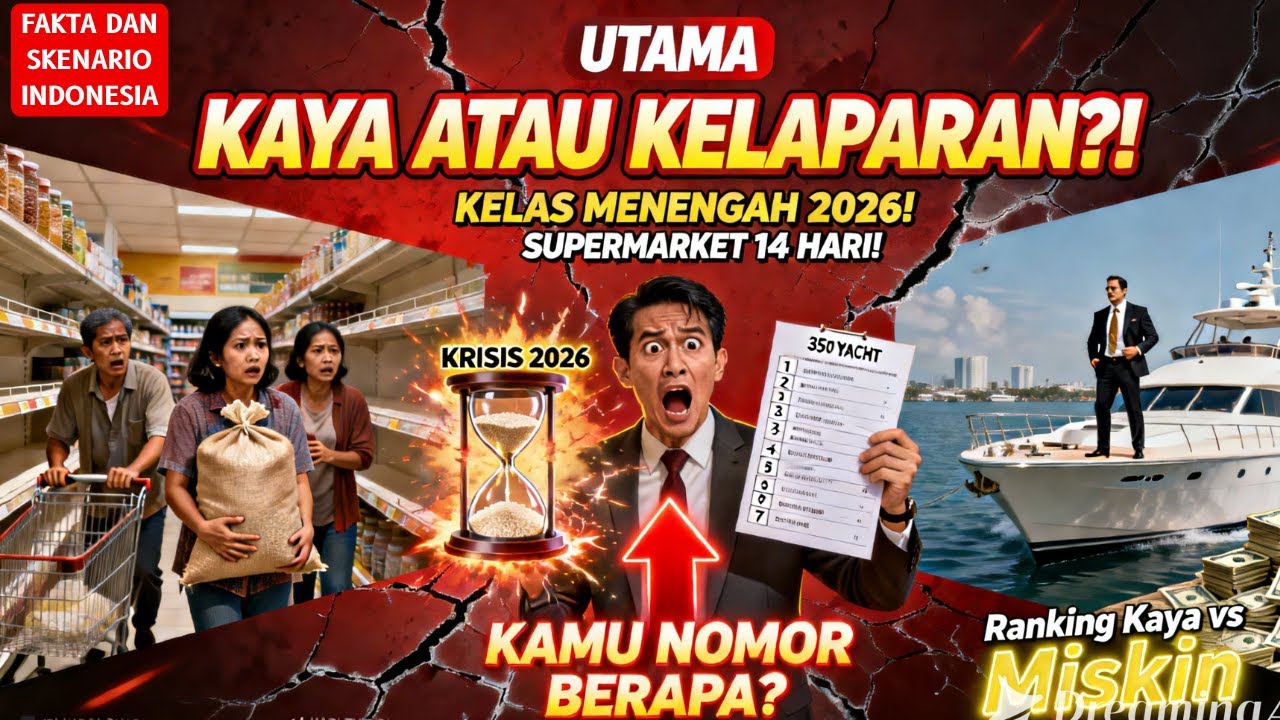 Kaya atau Kelaparan? Kelas Menengah Krisis GLOBAL 2026!