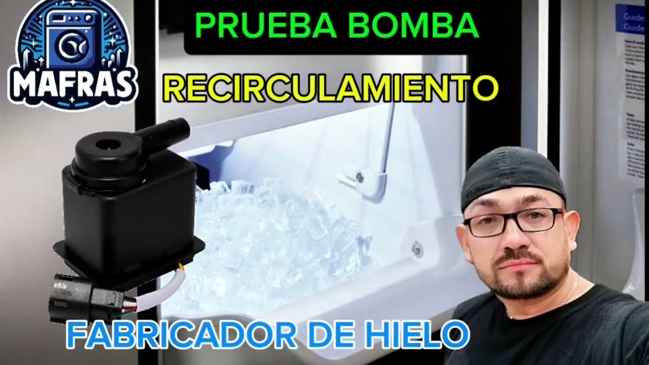 bomba recirculamiento fabricador de hielo