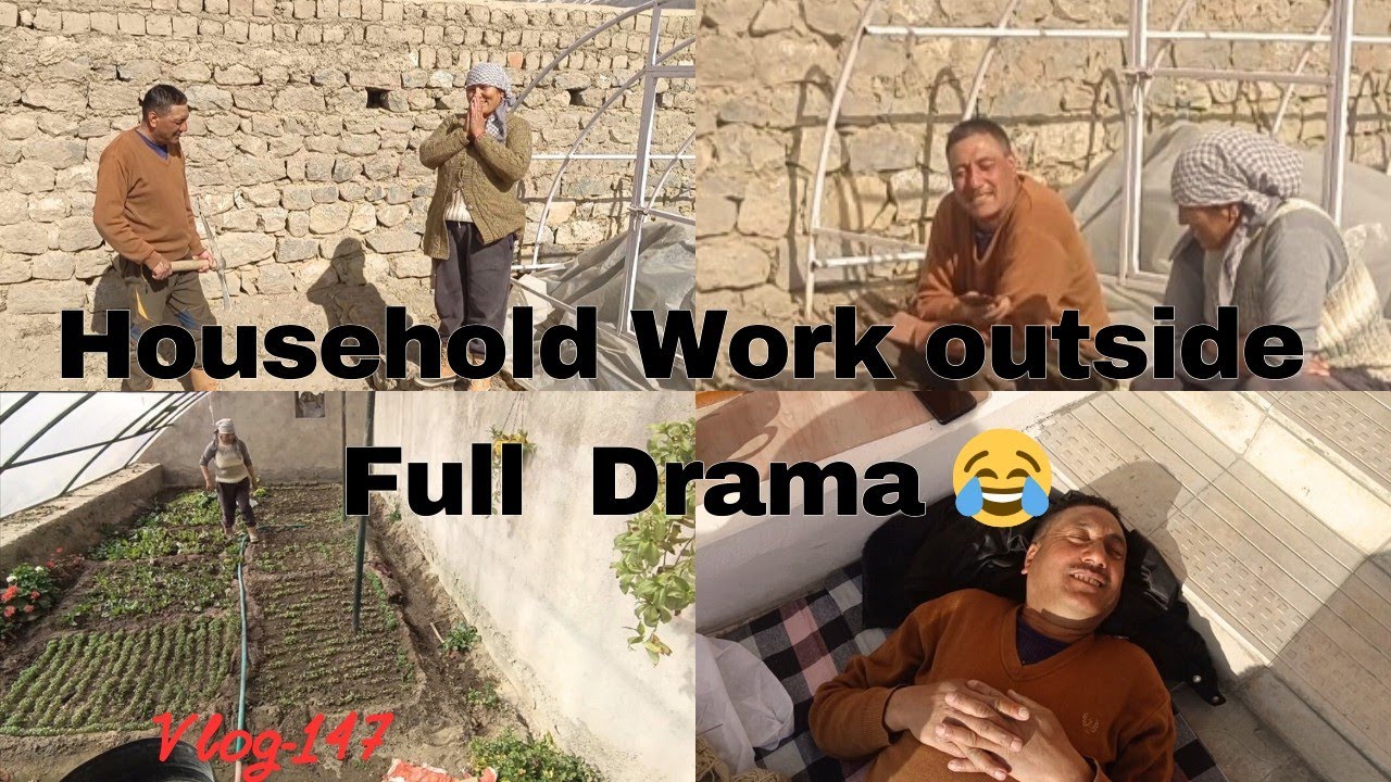 Mom&Dad doing Household work outside  Home••Full drama 😂❤️ Vlog-147 @soamthikse. ✨