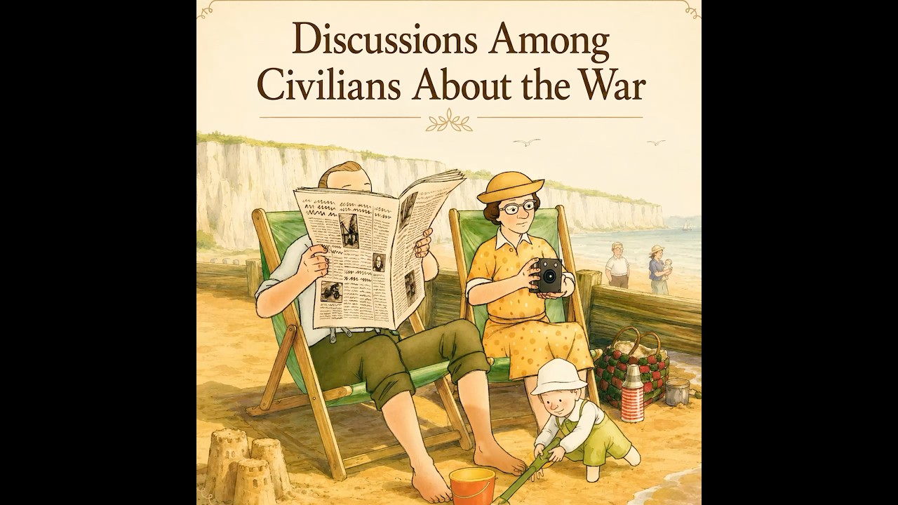Discussions among civilians about the war. #animation#movie