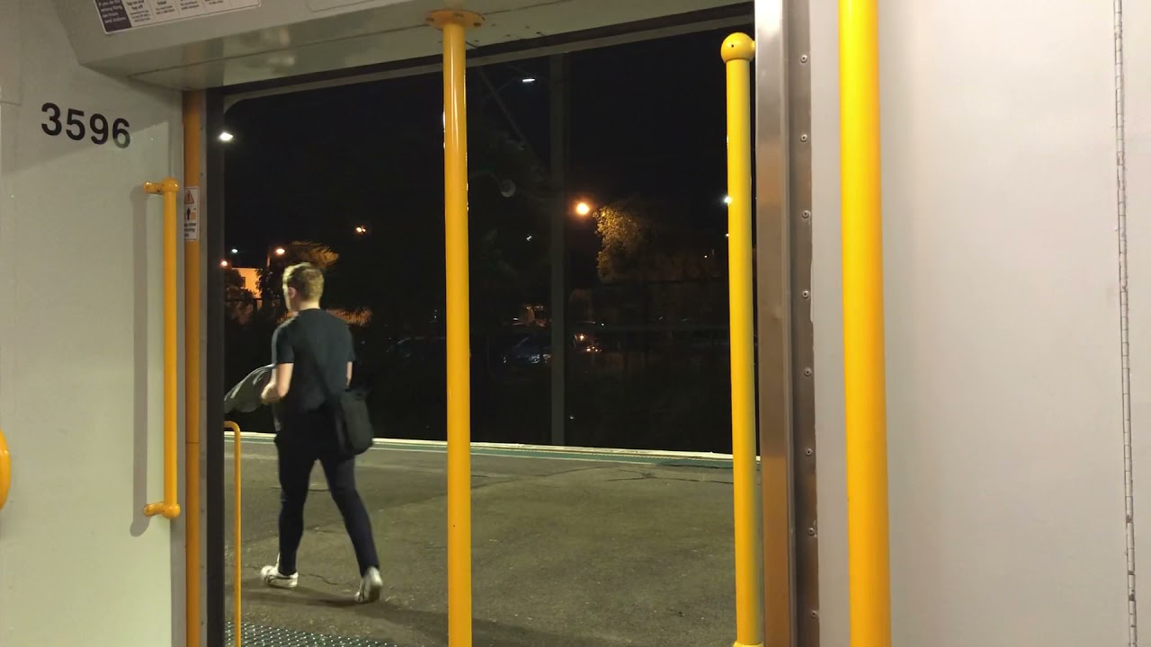 Wonderful sound of doors and traction motors of a C set