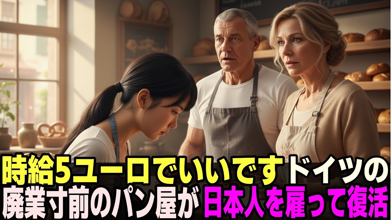 55歳ドイツ人パン職人が日本人アルバイトを雇った結果、廃業寸前のパン屋に奇跡がおきる。
