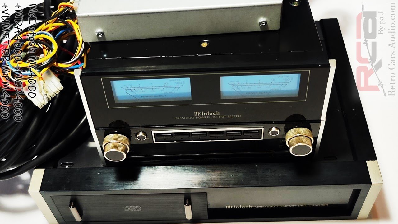 McIntosh MX4000 +MDA4000 +MCD4000 +MPM4000 VUMETER