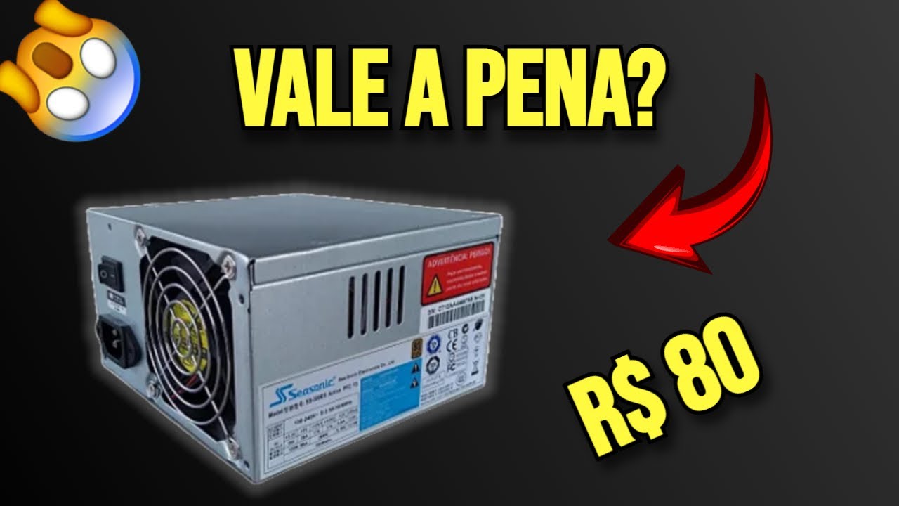 Fonte BOA e BARATA! Seasonic 300W 80 PLUS SS-300ES