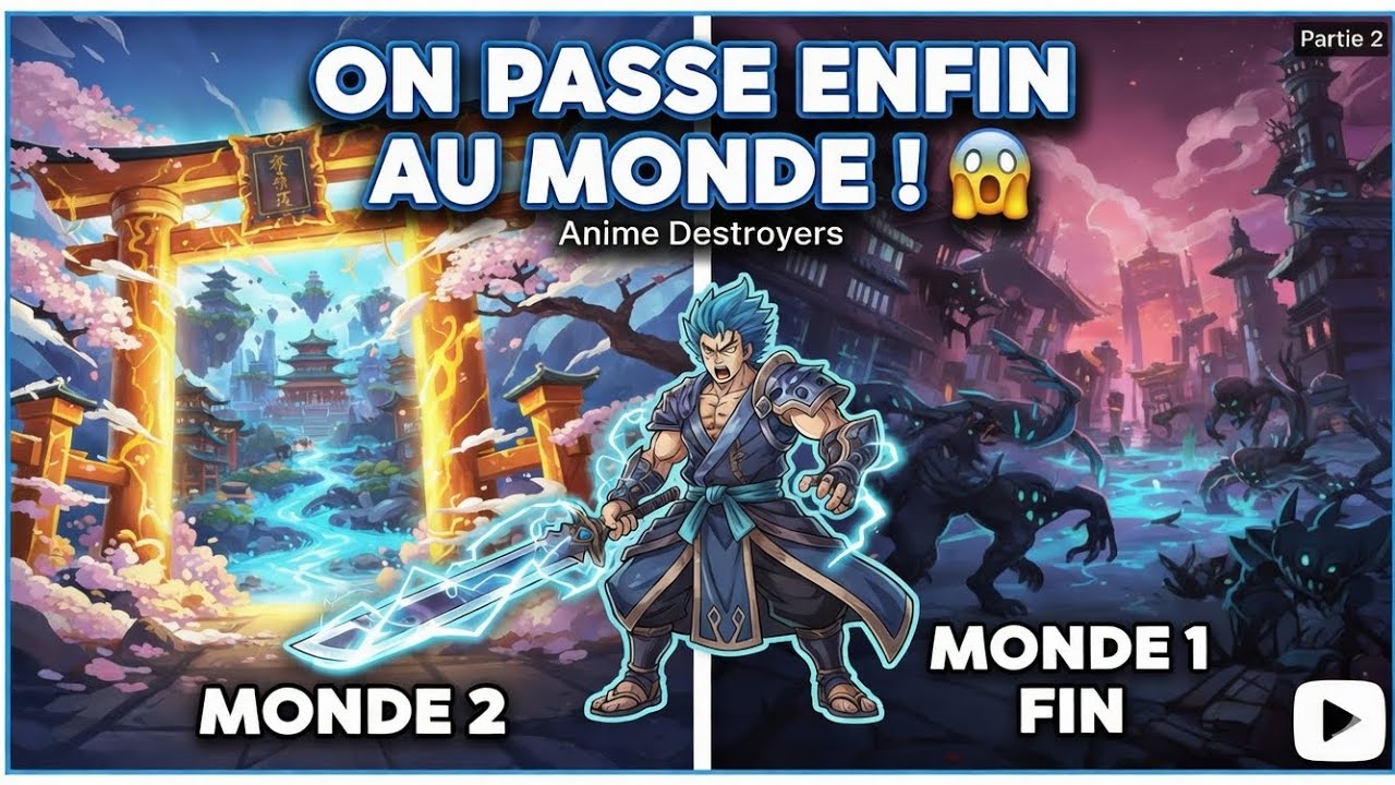 WE'RE FINALLY MOVING ON TO WORLD 2! | Anime Destroyers (#2)