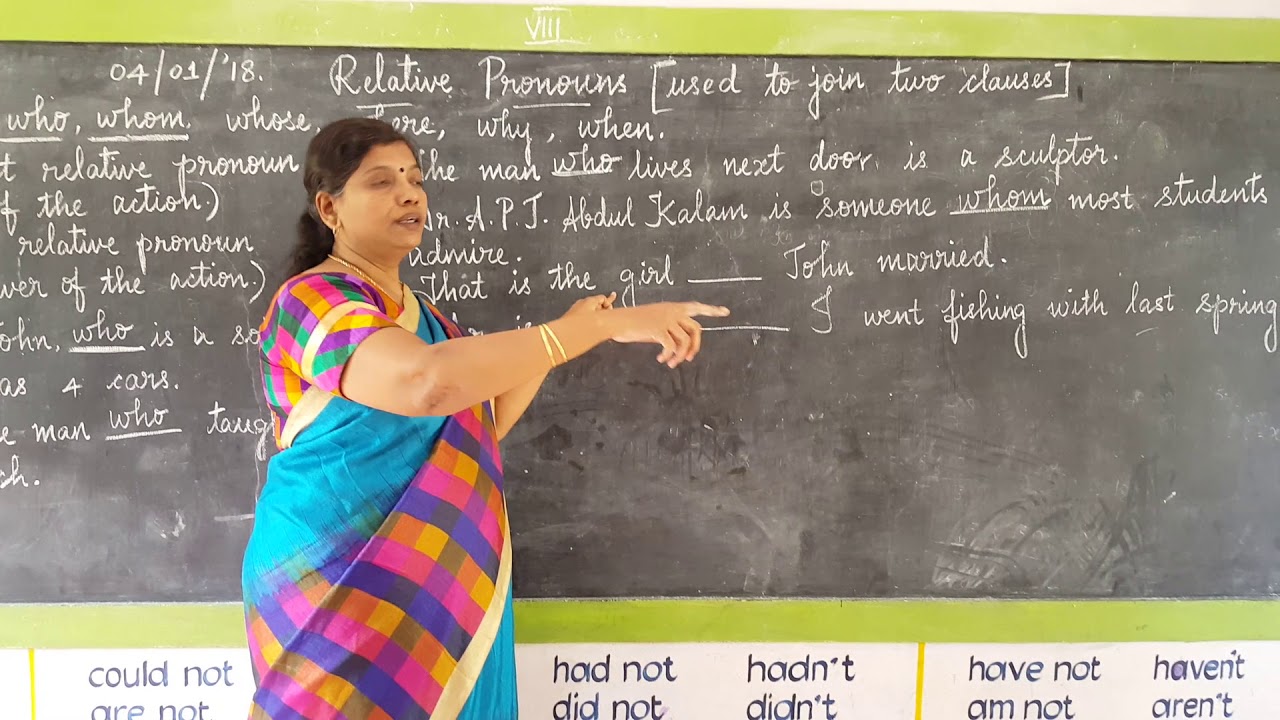 Relative pronoun - 1 ( who,whom )