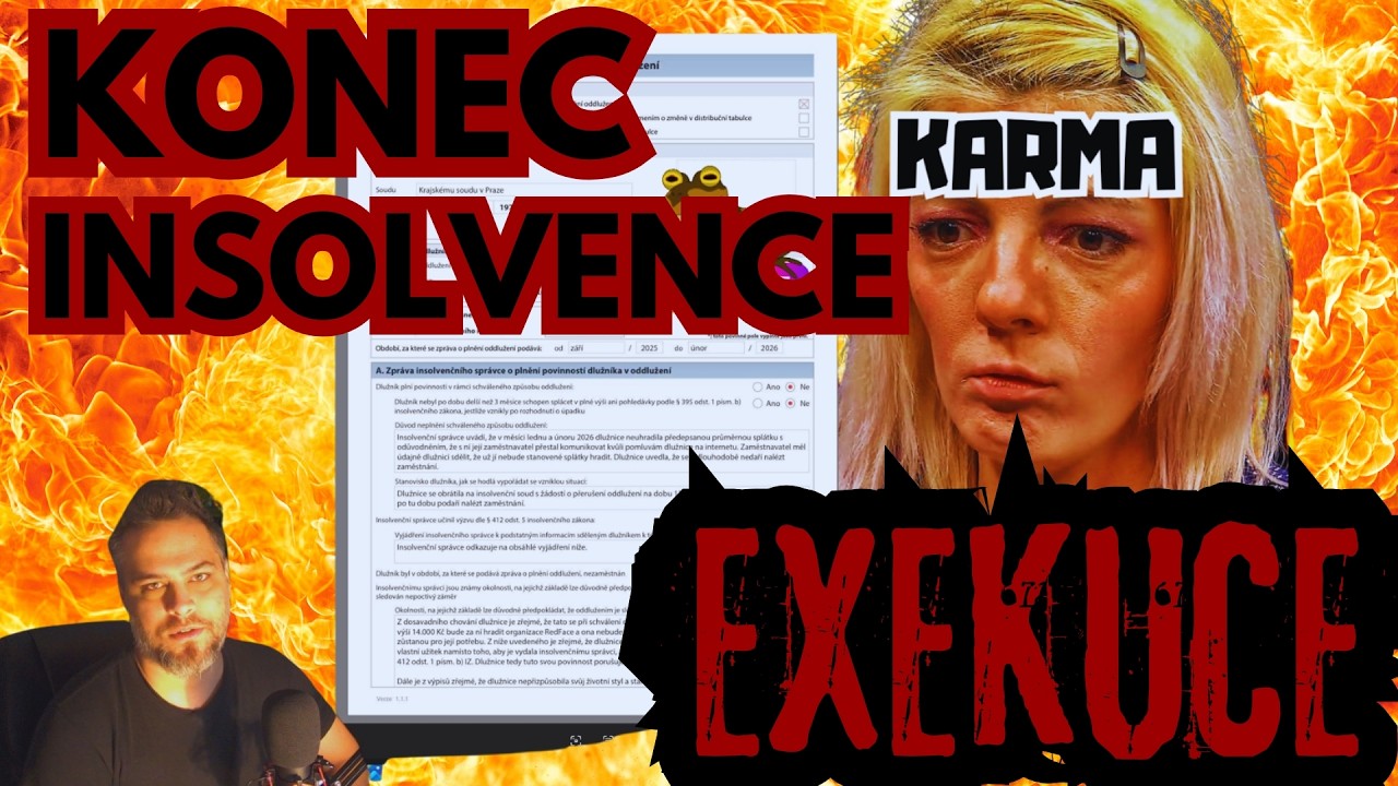 KONEC INSOLVENCE 👏 Exekuce Ad&eacute;ly 👈