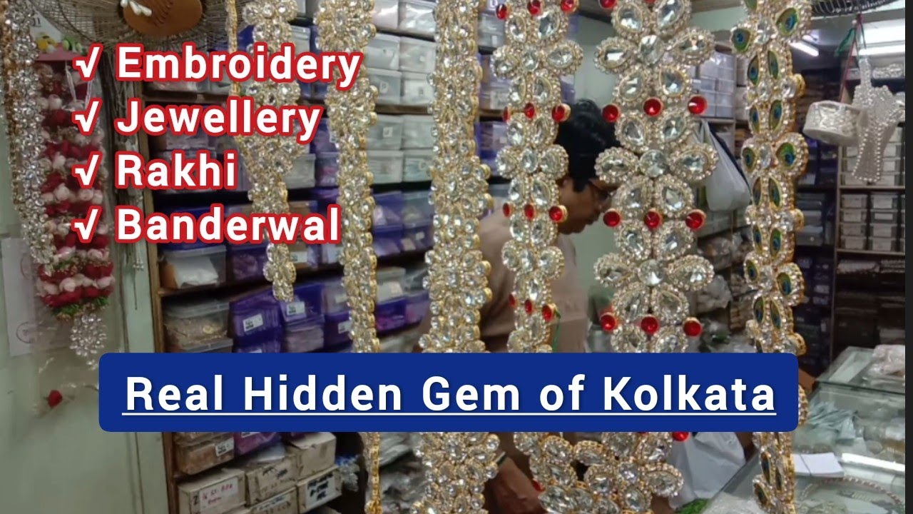 Embroidery, Rakhi & Jewellery, Diwali Raw Material In kolkata Borabazar