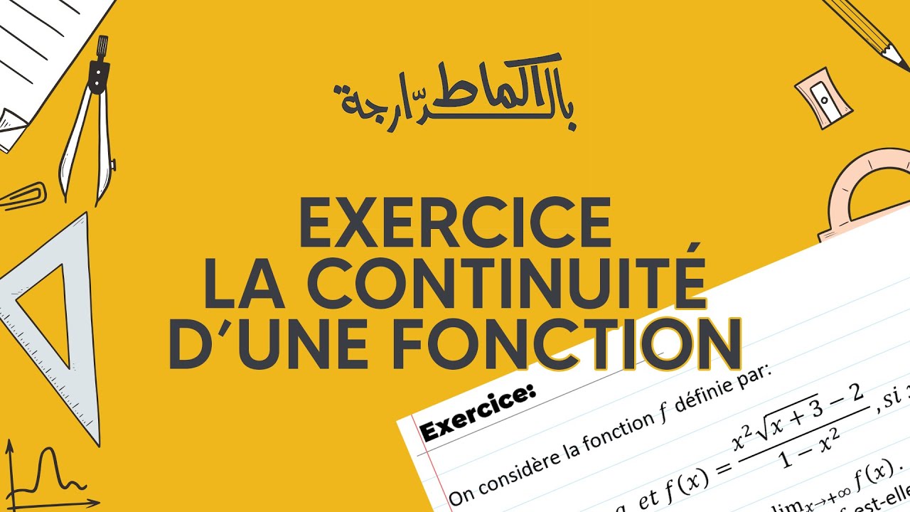 Exercice sur La Continuité D'une Fonction En Un Point