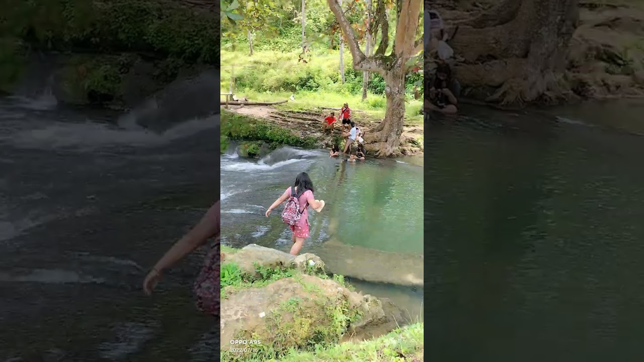 Walking down the Tubig Dako (Malingin Falls) Part 3