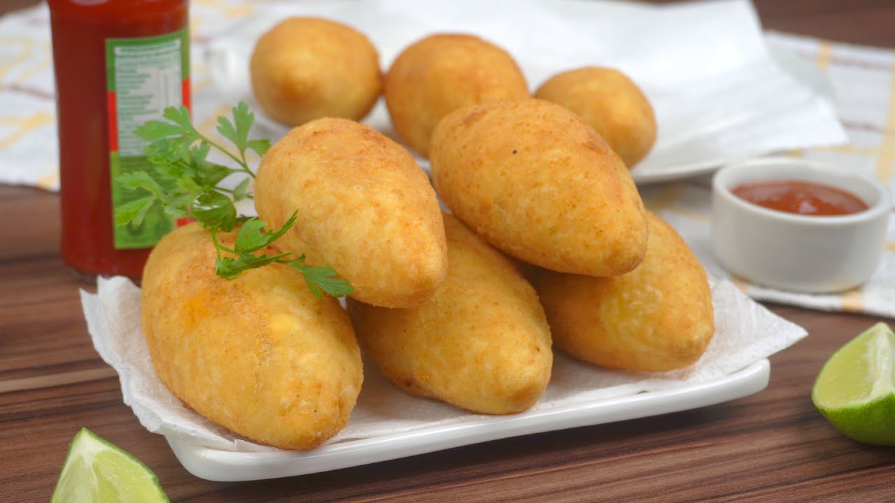 BOLINHO DE MANDIOCA RECHEADO SUPER FÁCIL E RÁPIDO!
